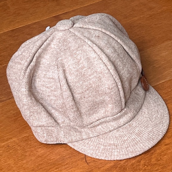 NWT David And Young Women's Brushed Knit Jersey Cabbie Hat OS - Picture 2 of 9